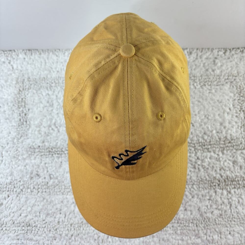 Vintage Ahead golf hat "World's Longest Course" yellow with blue logo, cotton - Picture 5 of 7